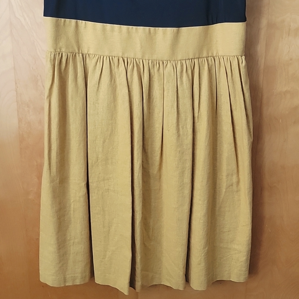 TIANA B Linen Embroidered Sleeveless Dress - Picture 4 of 10
